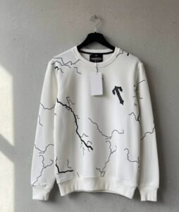 White Graphic Sweatshirt