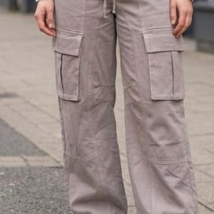 Wide-Leg / Parachute Cargo Trousers (Pants)