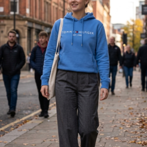 Logo Hoodie (Medium Blue)