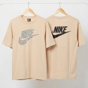 Graphic Print Short-Sleeve T-Shirt beige
