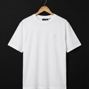 Classic White Crew Neck T-Shirt
